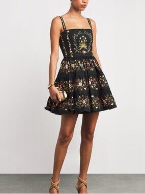 Agua By Agua Bendita Cotton Lima Paramo Mini Dress